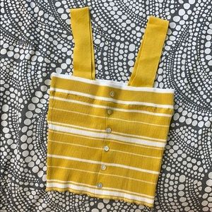 Lottie Moss Yellow Crop Top